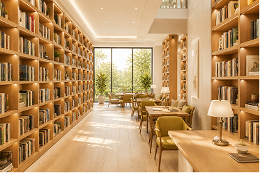Library & reading lounge