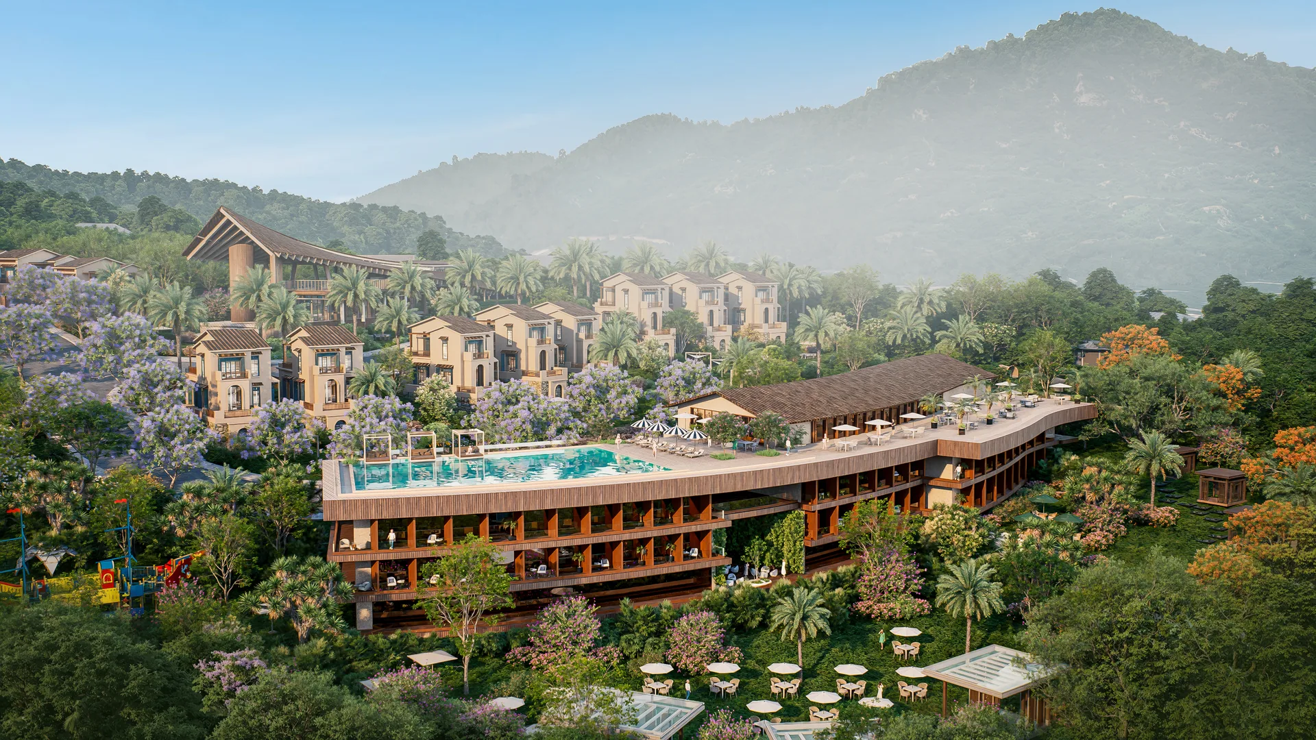 Legenda Collina – Resort landscape view